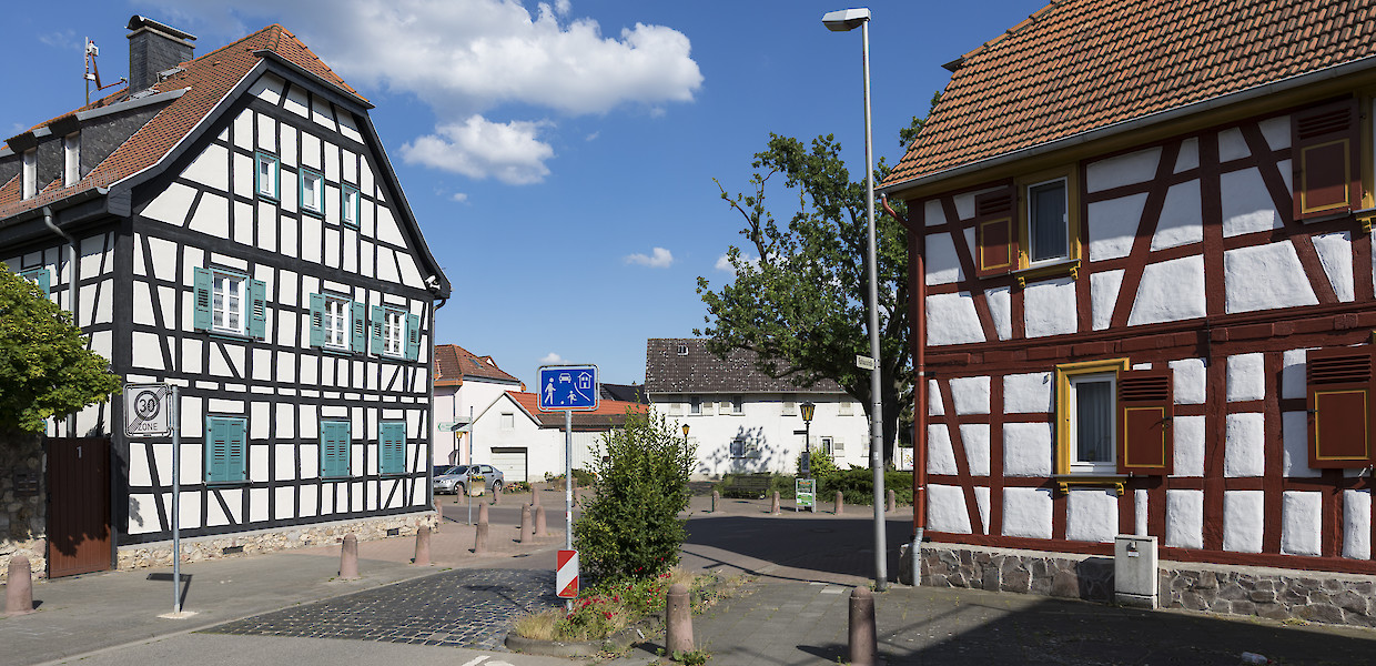Historischer Ortskern von Königstädten - Fachwerkhäuser