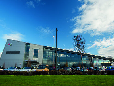 Das Gebäude der VRM GmbH & Co. KG in Rüsselsheim