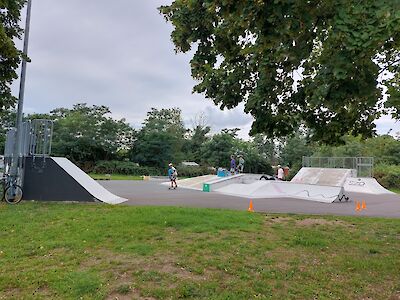 Am Skaterpark unweit des Rüsselsheimer Stadions ist Wilma gestartet.