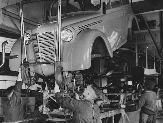 Endmontageband Opel Kadett, 1938