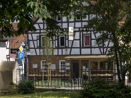 Fachwerkhaus "Gasthaus zur Krone" in Bauschheim