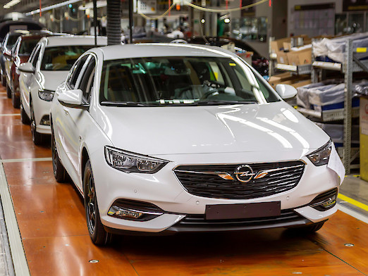 Automobilproduktion im Opel-Werk Rüsselsheim