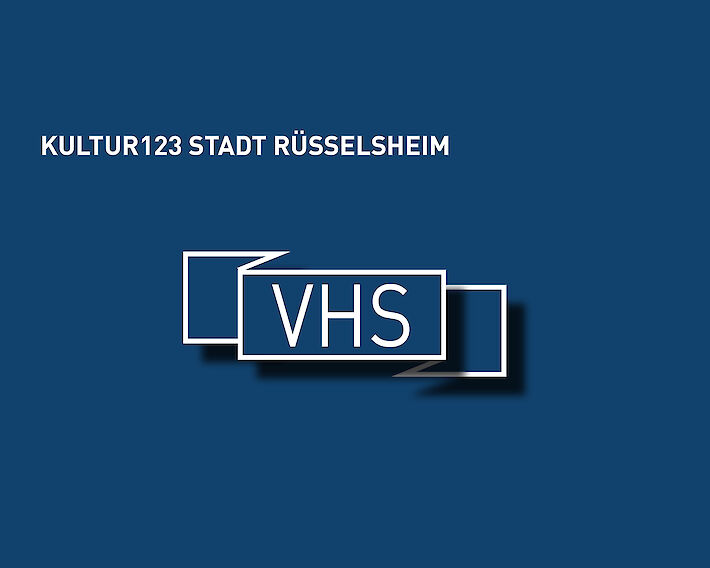 Logo Kultur123 Stadt Rüsselsheim Volkshochschule