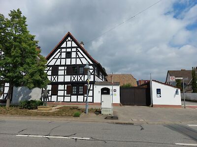 Fachwerkhäuser im Rüsselsheimer Ortsteil Bauschheim