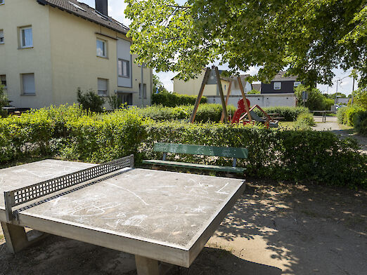 Spielplatz im Grundsee - Tischtennisplatte