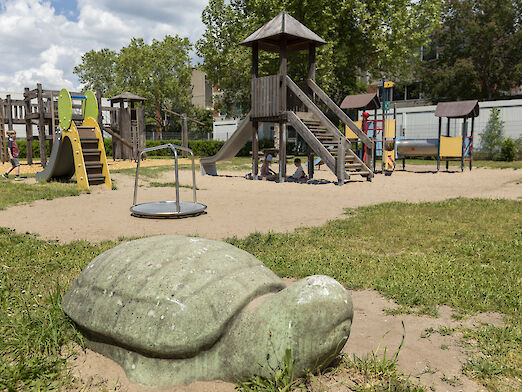 Spielplatz Kohlseestraße - Spielfigur Schildkröte