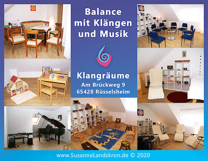 Balance mit Klängen und Musik in den Klangräumen in Rüsselsheim