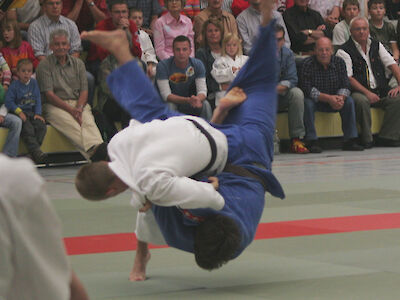 Judokämpfer bei Wettkampf