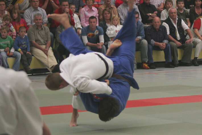 Judokämpfer bei Wettkampf