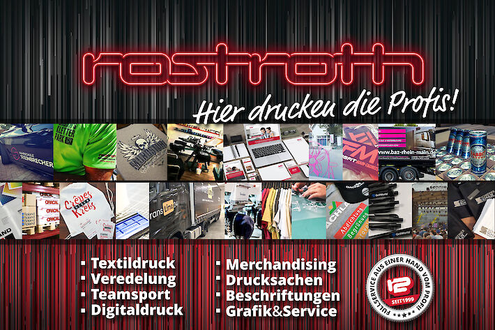 RostRoth - Textildruck &amp; -Stick, Drucksachen, Beschriftungen, Merchandise und co